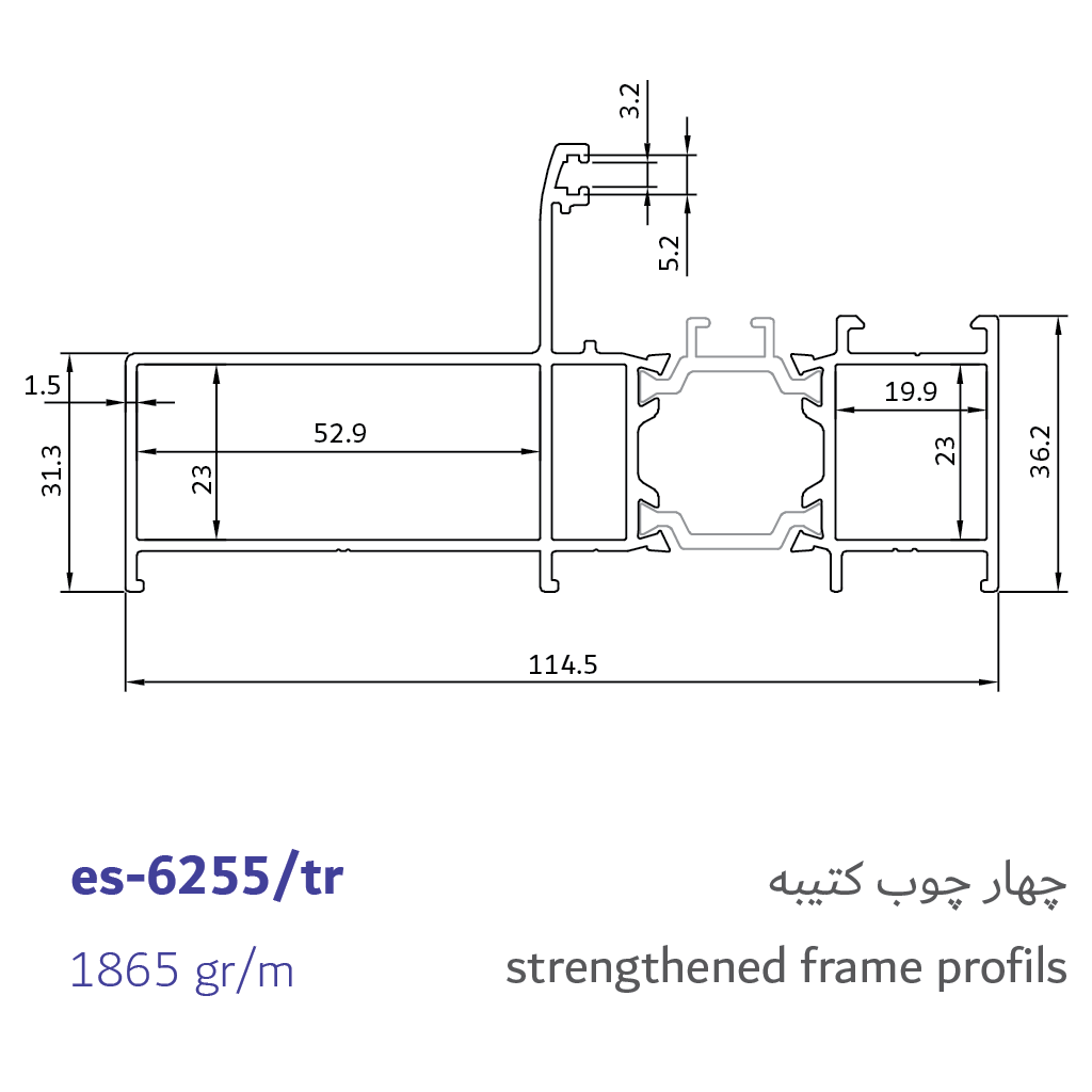 1- strenghened fram profiles