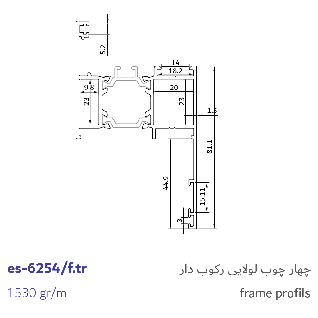 4- frame profiles