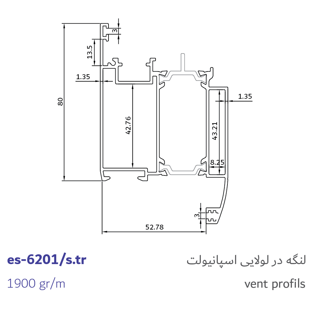 5- vent profiles