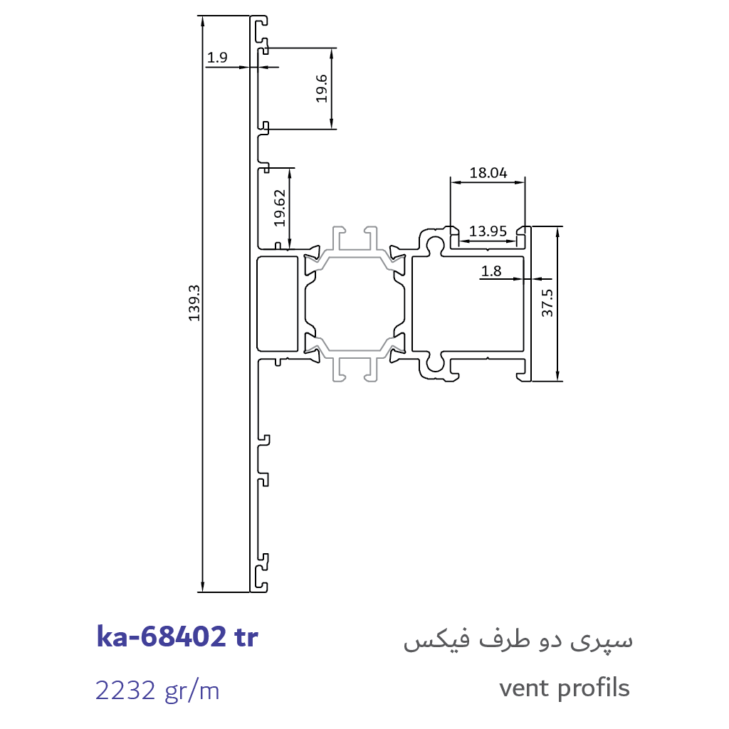6- vent profiles