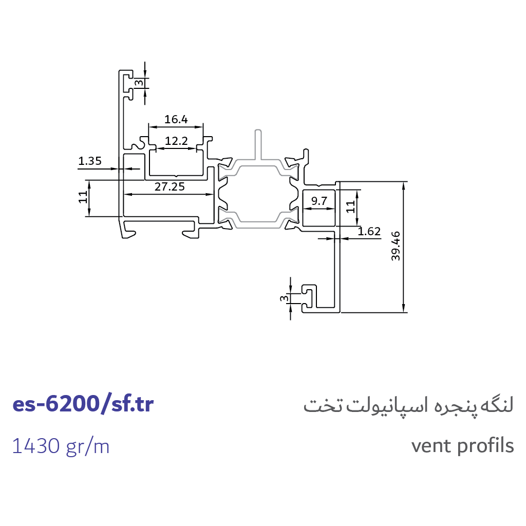 6- vent profiles